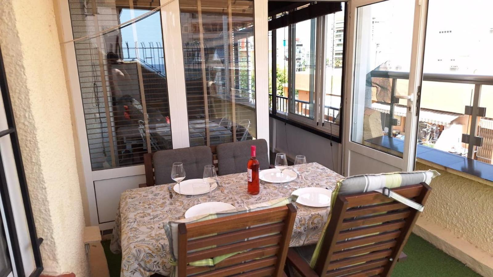 Atico Centrico, 50M De La Playa, Vista Al Mar, Wifi Fibra, Gran Terraza Lejlighed Calpe Eksteriør billede